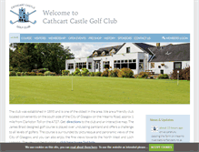 Tablet Screenshot of cathcartcastle.net